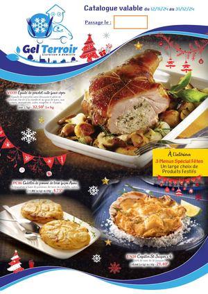 Le catalogue Gel Terroir Spécial Fêtes du 12 novembre au 31 décembre 2024 est en ligne
